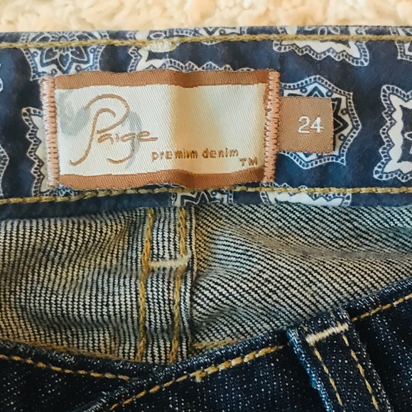 PAIGE Denim 'Robertson' Wide Leg Stretch Jeans Size 24 - Picture 3 of 8